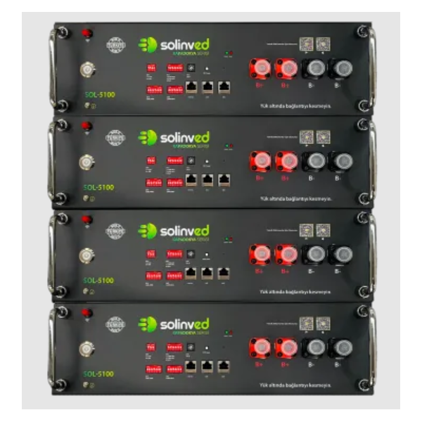 Solinved 5.12 kw 51.2 volt Litium Akü Kapadokya Serisi